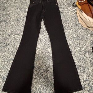 Denim Forum (ARITZIA) Black Flare & Wide Leg Jeans